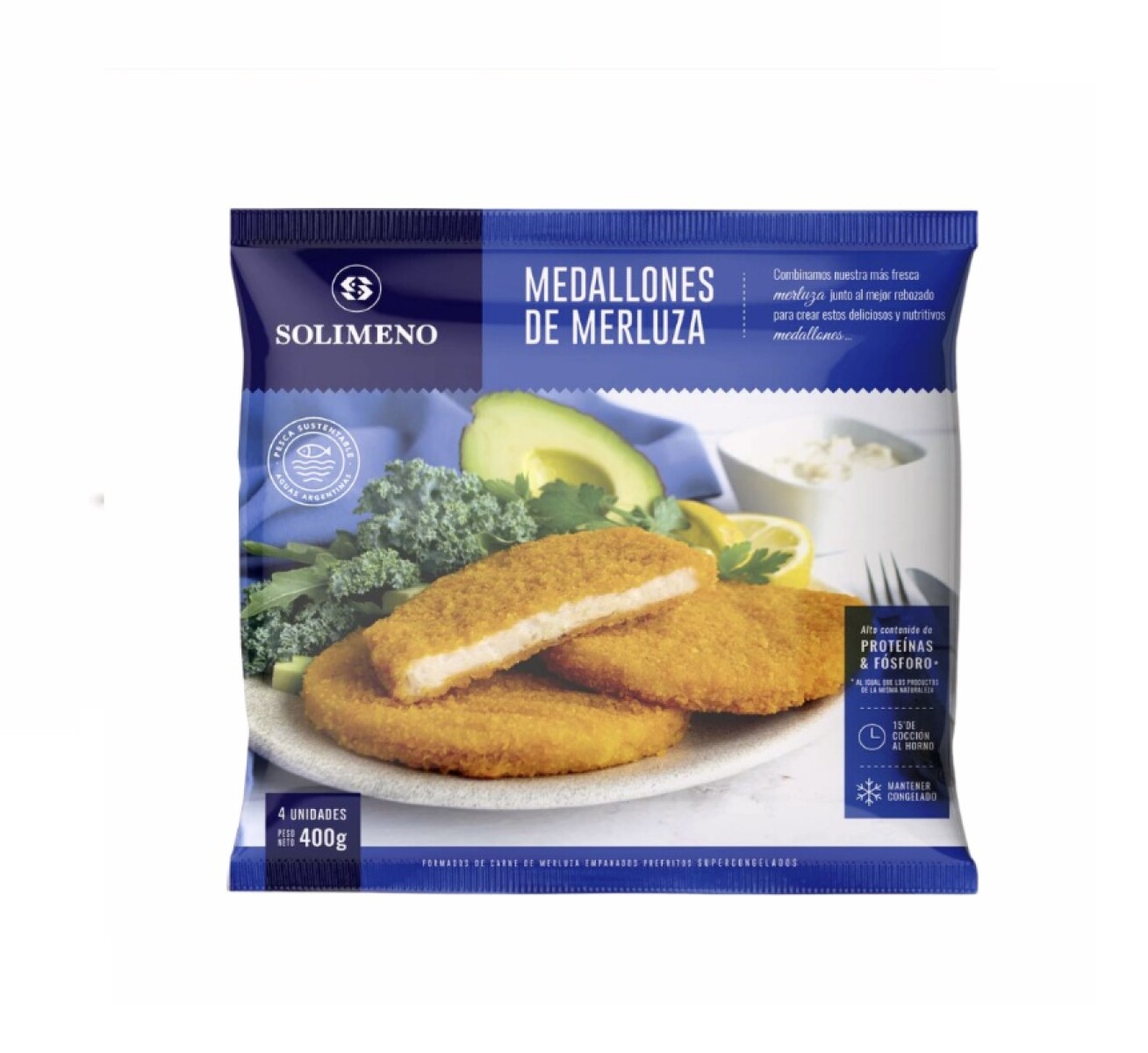 MEDALLON DE MERLUZA 400G 