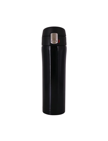 BOTELLA C/ABRE FACIL AC.INOX 450ML NEGRO BOTELLA C/ABRE FACIL AC.INOX 450ML NEGRO
