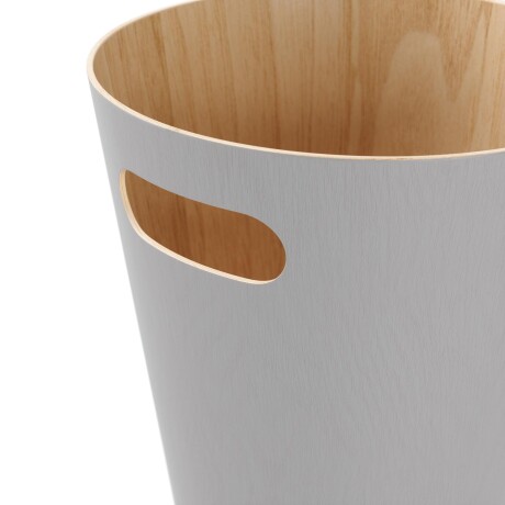 PAPELERA MADERA GRIS WOODROW