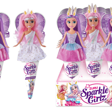Figura Princesa Sparkle Girlz Unicornio 001
