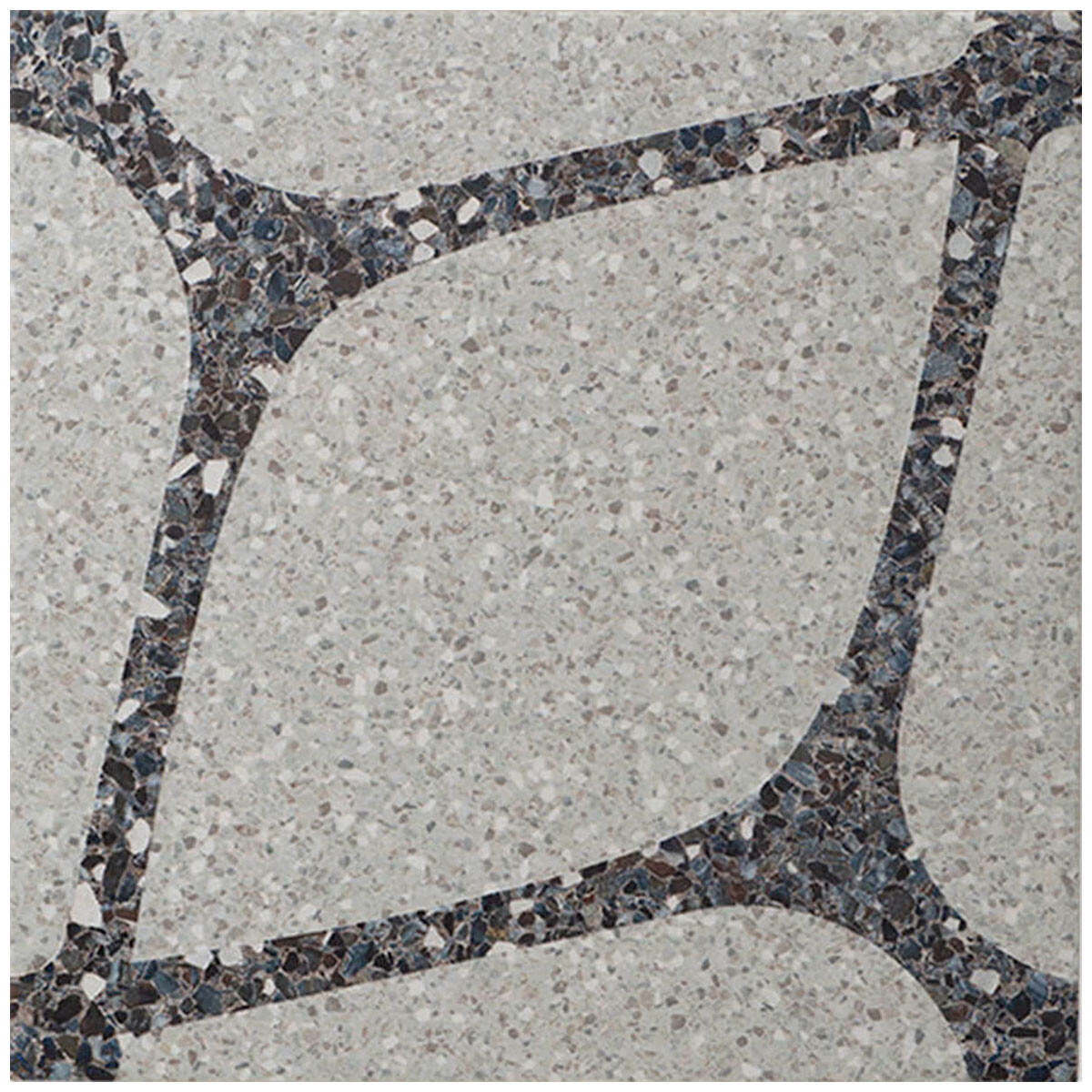 Ceramica Diseño Piedra Gris Negro Piezas Surtidas 20X20Cm Piso Pared - GAMAS DE GRIS 