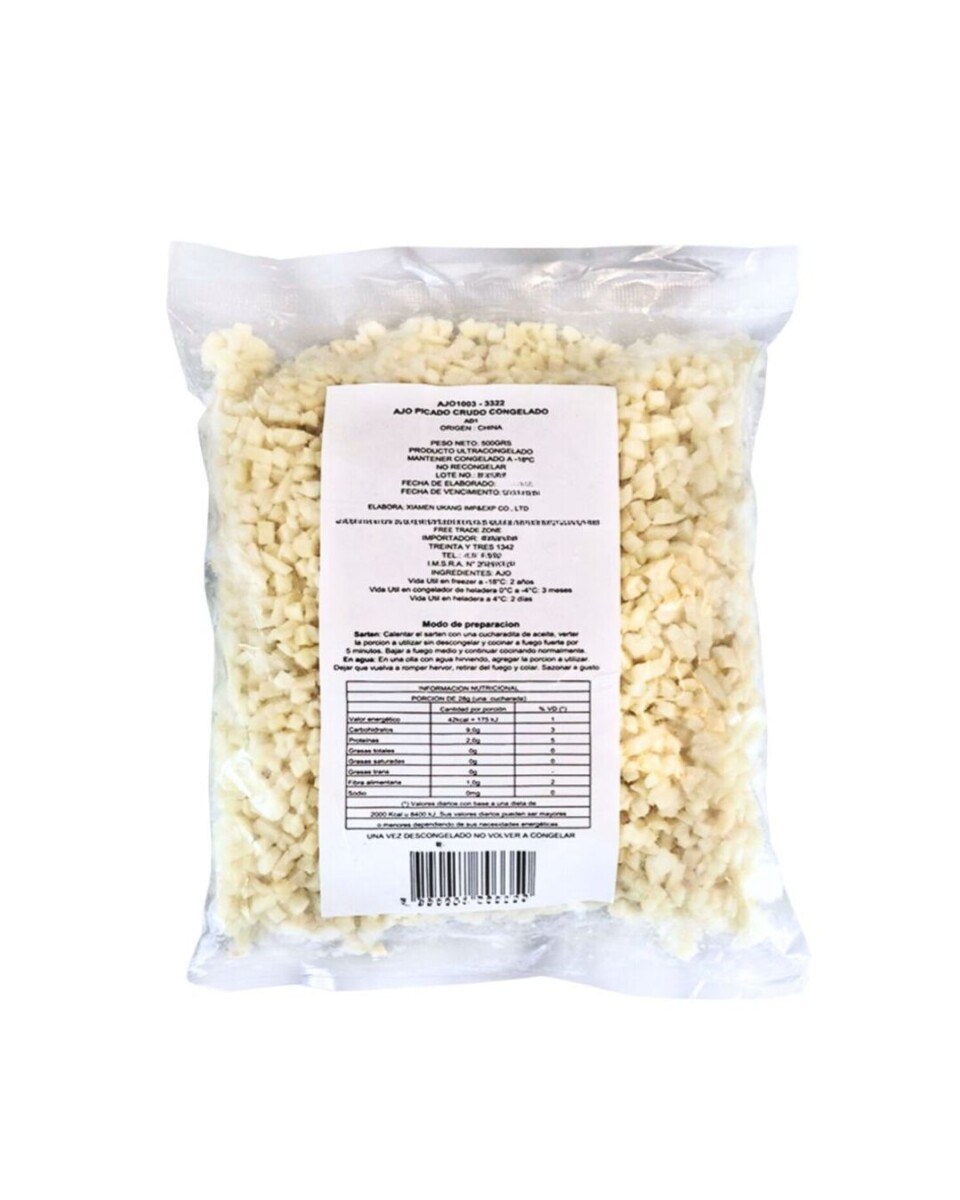 Ajo picado 500 g 