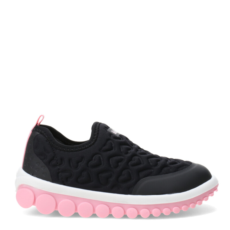 Championes de Niños Bibi Roller 2.0 Corazon Negro - Rosa