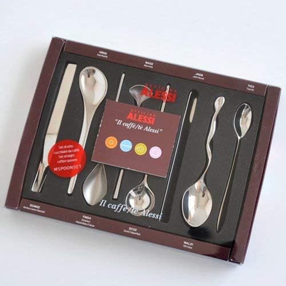 ALESSI MOKA SET 8 CUCHARAS PARA CAFE ALESSI MOKA SET 8 CUCHARAS PARA CAFE