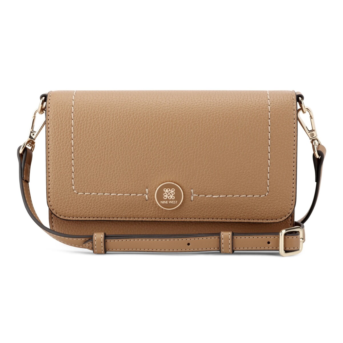 Small Leather Goods Nami Slg Wallet On A String - Dark Camel 