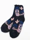 MEDIAS SHERPA LLAMAS AZUL