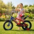 Bicicleta Infantil Yjtong R16 Canasto Parrilla Guardabarros Rojo 1