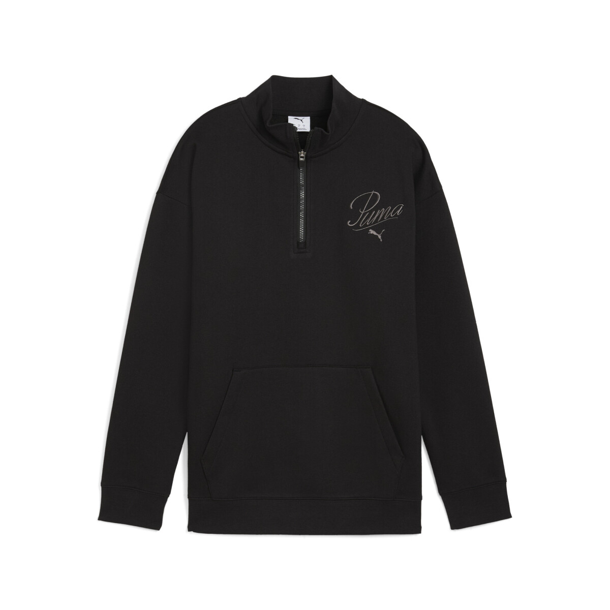 Buzo PUMA ESS Script high neck Half Zip Crew Mujer 688073 01 - Negro 