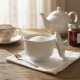 Azucarero c/tapa 300ml porcelana BLANCO