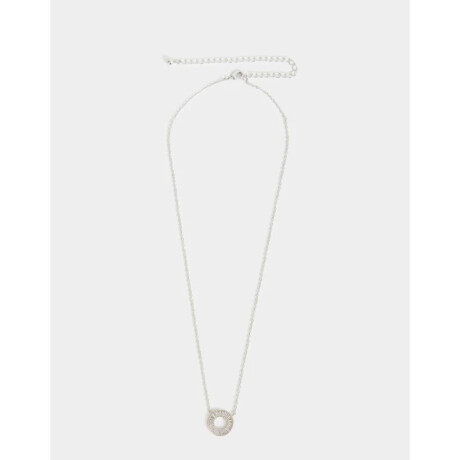Cadena Corta con Dije Premium Plateado