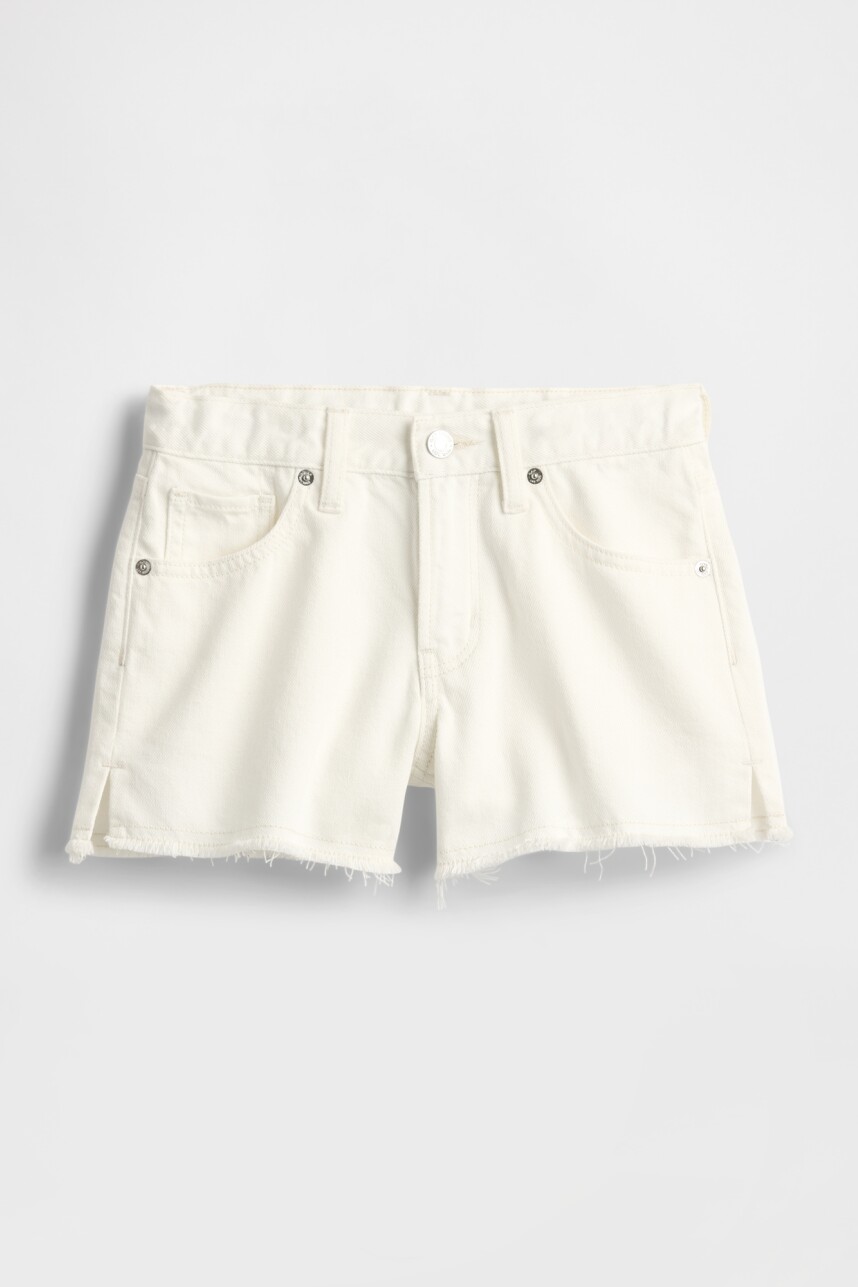 Short Niña Optic White V6