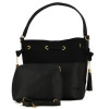 Cartera Mujer Darkness Soleil Con Neceser Negro