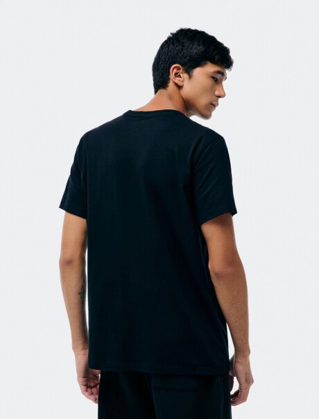 CAMISETA BÁSICA MANGA CORTA NEGRO