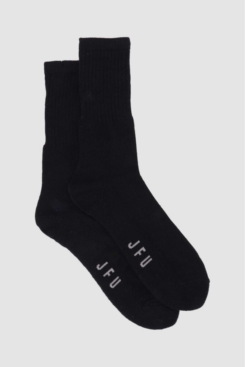 Pack x 2 medias de puño alto - Negro 