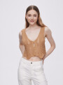 Tops Valmai Beige Oscuro