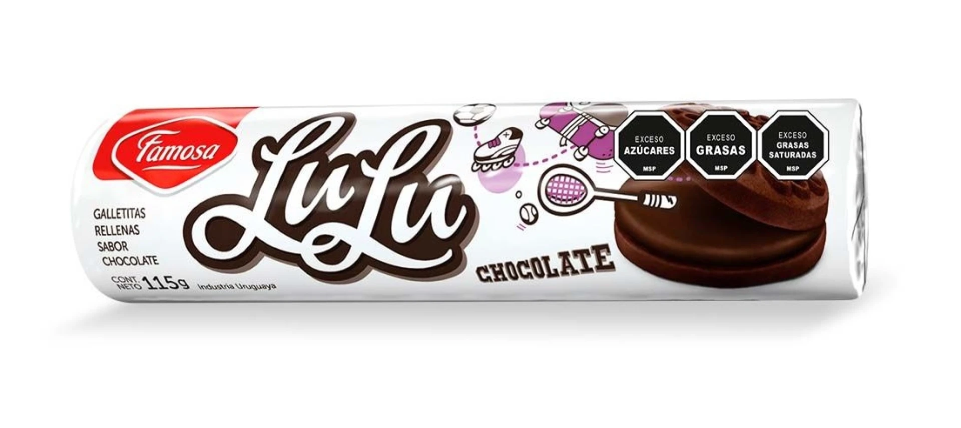 GALLETA RELL LULU 115G CHOCOLATE 