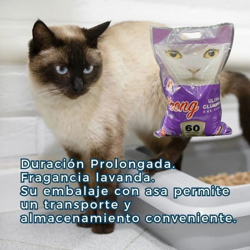 ARENA AGLOMERANTE STRONG 4 KG LAVANDA