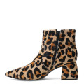 Botas de Mujer Bottero en punta de cuero Leopardo