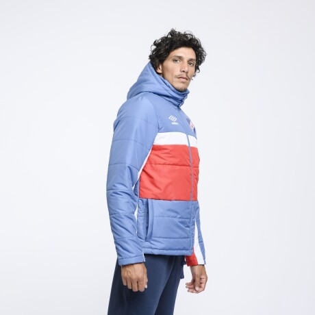 Campera Dash Nacional Hombre PRojo, Blanco