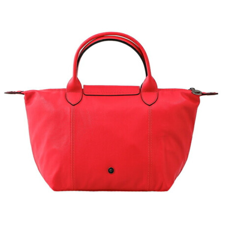 Longchamp -Cartera de cuero plegable, Le pliage cuir Rojo