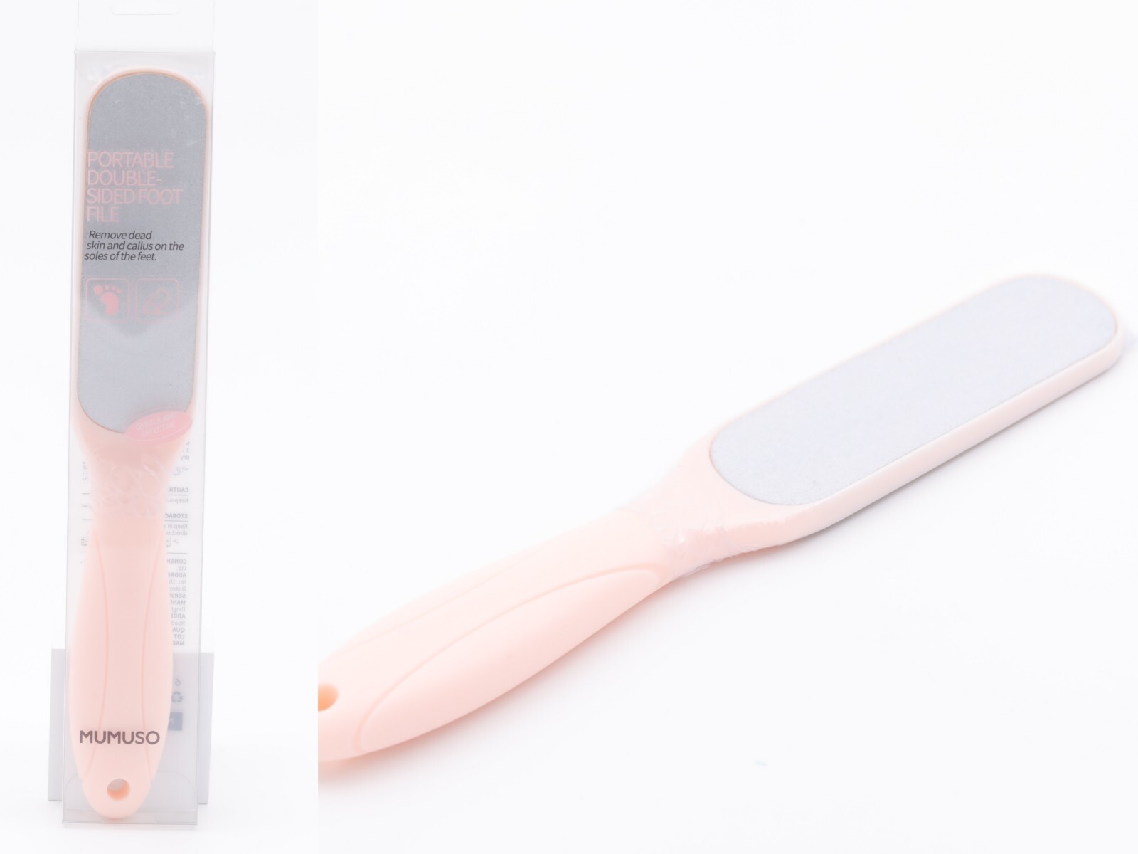 LIMA DE PIES PORTÁTIL DE DOBLE CARA 