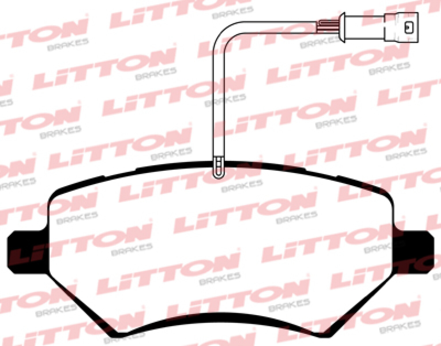 PASTILLAS DE FRENO CHERY DEL. TIGGO 08/ LIFAN X60 =FUL.608 05P.1537 LITTON 