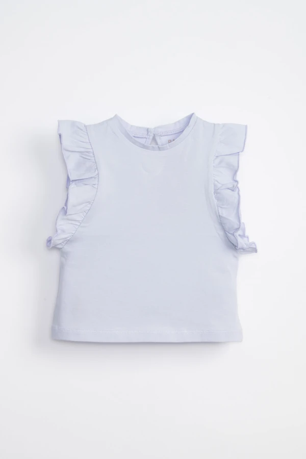 Musculosa volados Lila
