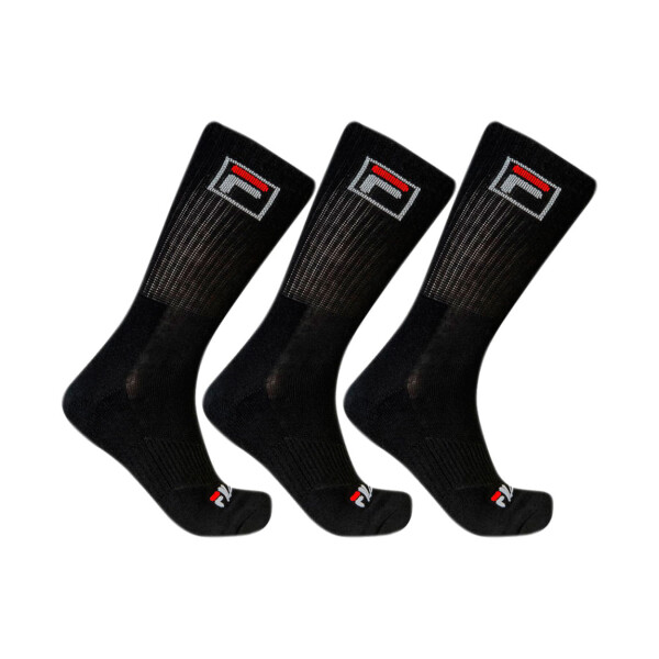 Fila medias tripack unisex cano alto fbox - negro Negro