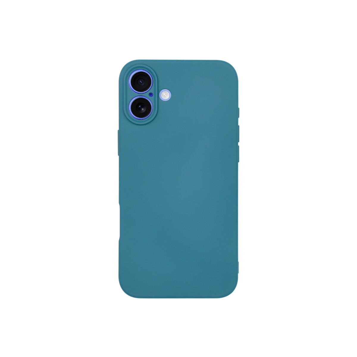 Protector para iPhone 16 Plus engomado color azul 