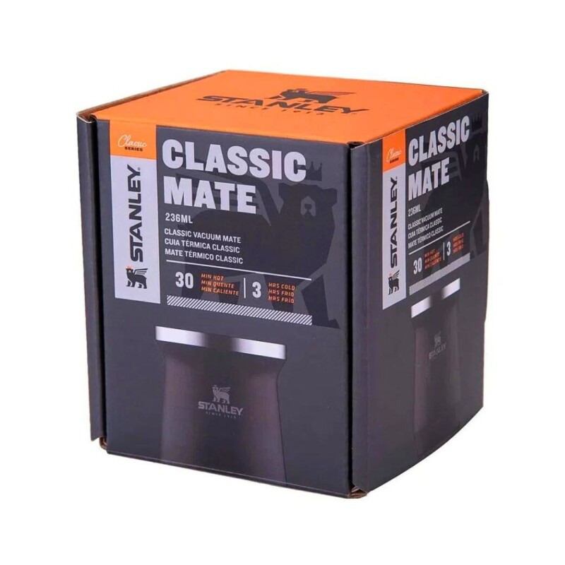 Mate Acero Inox. Negro Stanley Negro