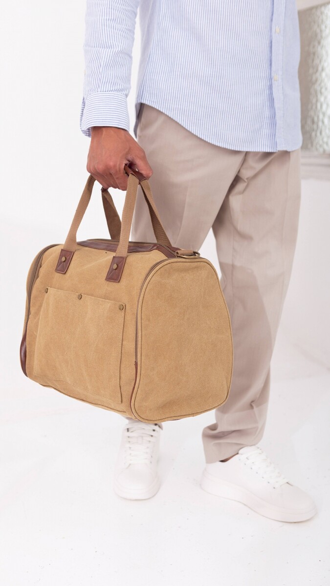 BOLSO CANVAS KILIMANJARO - KAKI 