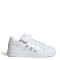 Championes de Niños Adidas Grand Court 3.0 Velcro Blanco - Rosado