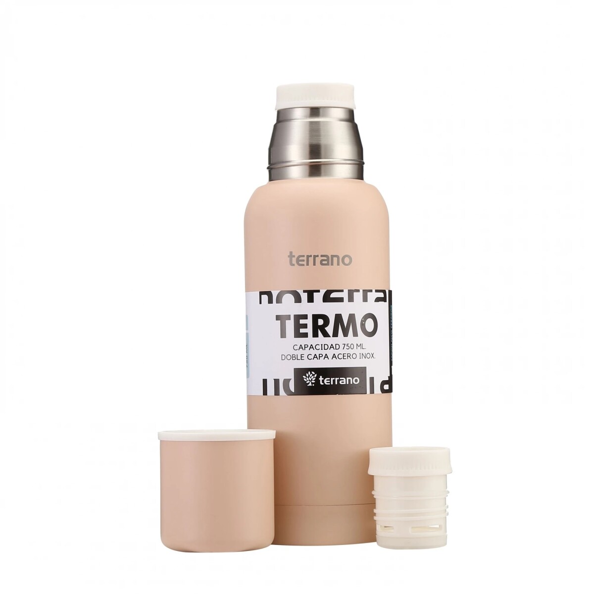 Termo Terrano Slim con Manija 750ML - ROSA 