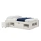 Cama 2 plazas con Cajones - Charme - Linea Funcional Blanco