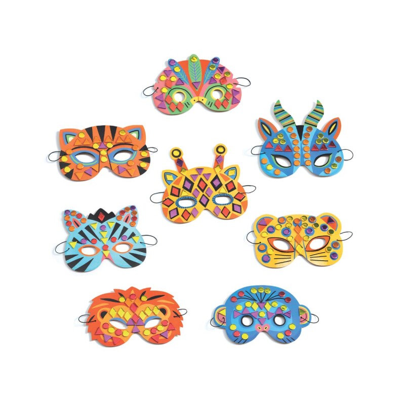 8 antifaces infantiles Animales 8 antifaces infantiles Animales