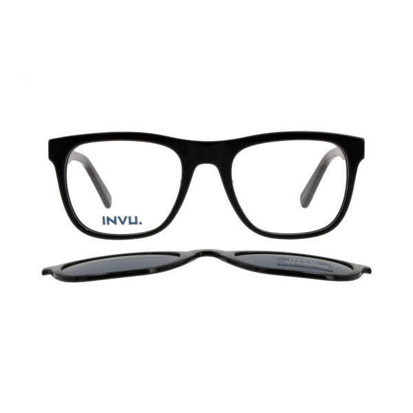INVU Clip-On 42420A col Black Pol Invu Clip-on 42420a Col Black Pol