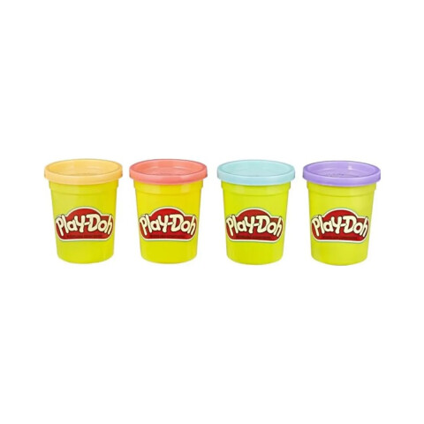Play Doh Pack X 4 Latas De Masa Colores Clásicos Hasbro U
