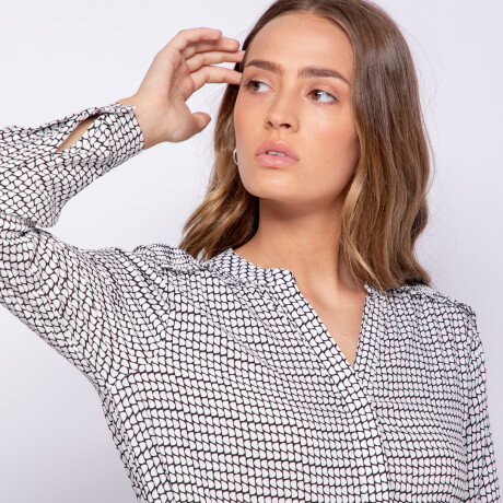 CAMISA SARRIA Negro/Crudo