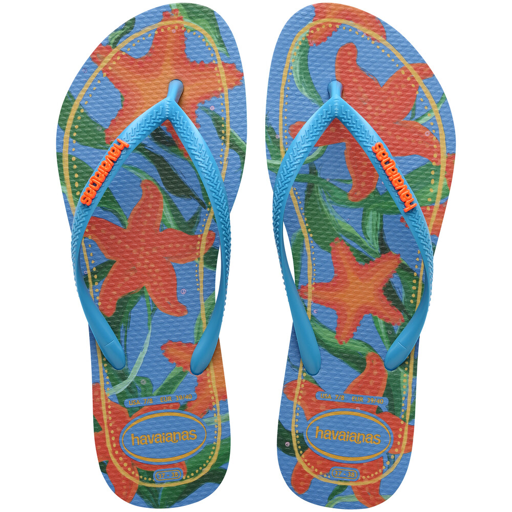 Slim Tropical - Mujer Azul Turquesa