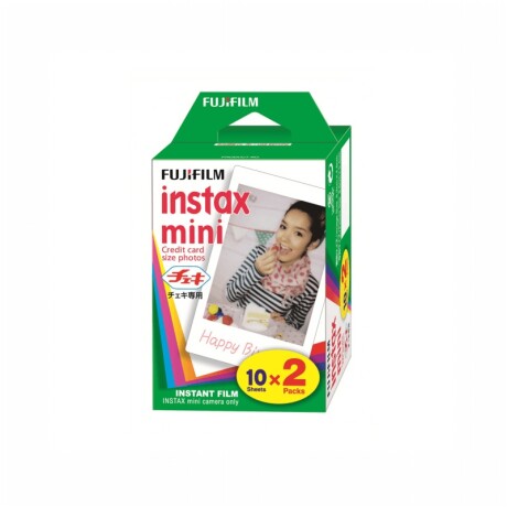 Cartucho Fujifilm Instax Mini Twin Pack 20 unidades Cartucho Fujifilm Instax Mini Twin Pack 20 unidades