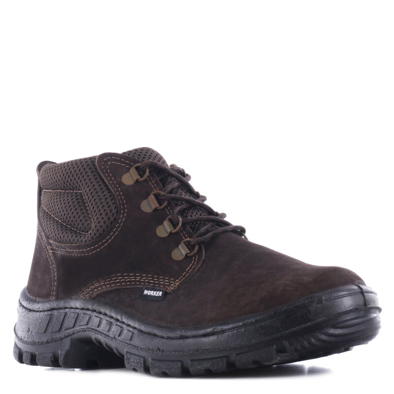 Botas de Hombre Worker Puntera de Acero Marrón