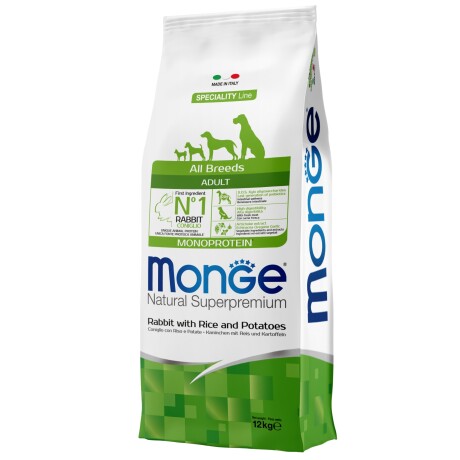 MONGE PERRO ADULT RABBIT 12 KG Monge Perro Adult Rabbit 12 Kg