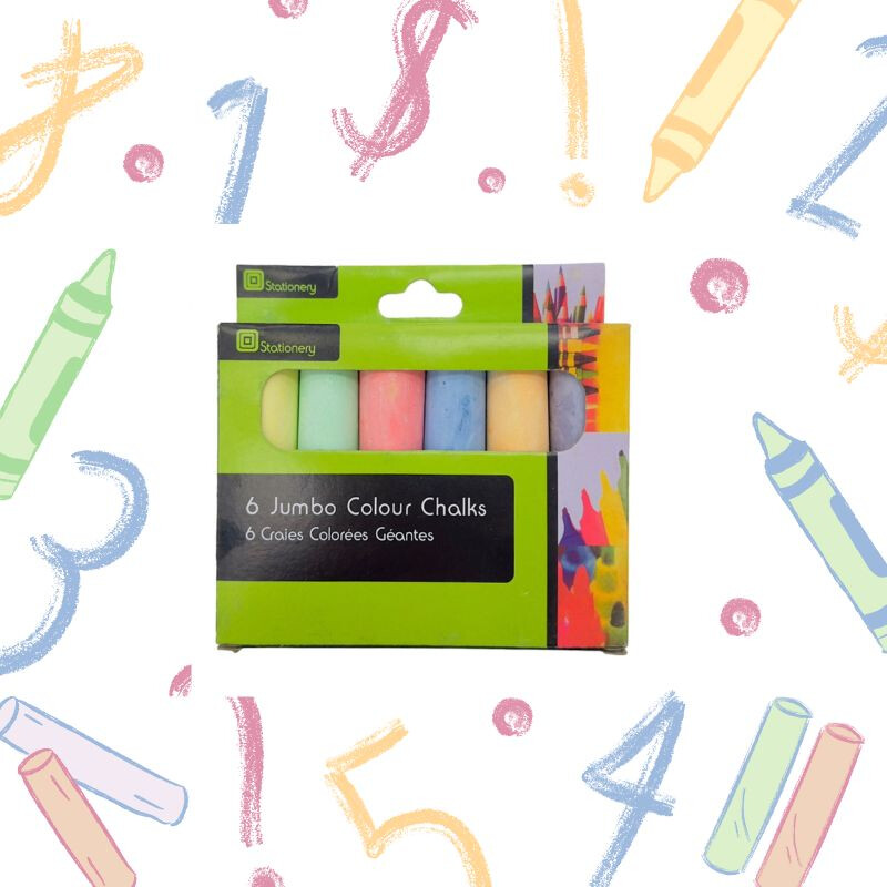 Tiza De Colores x6 Tiza De Colores x6