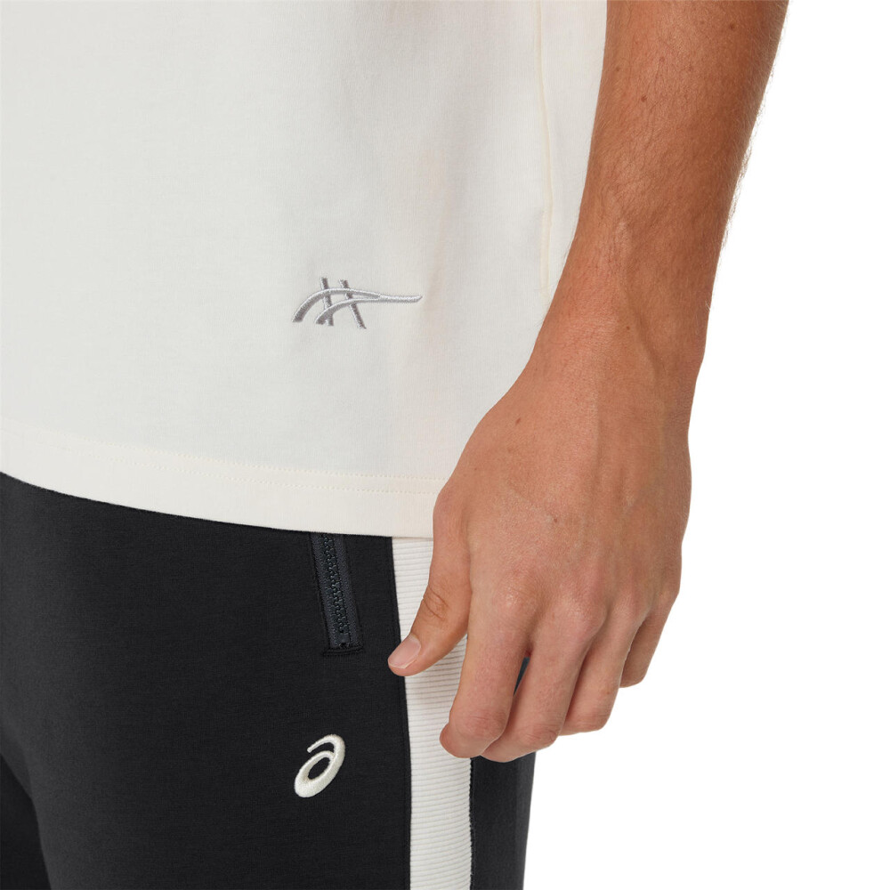 Polo Training Asics Track Club Heritage Relaxed Tee C Unisex Cream