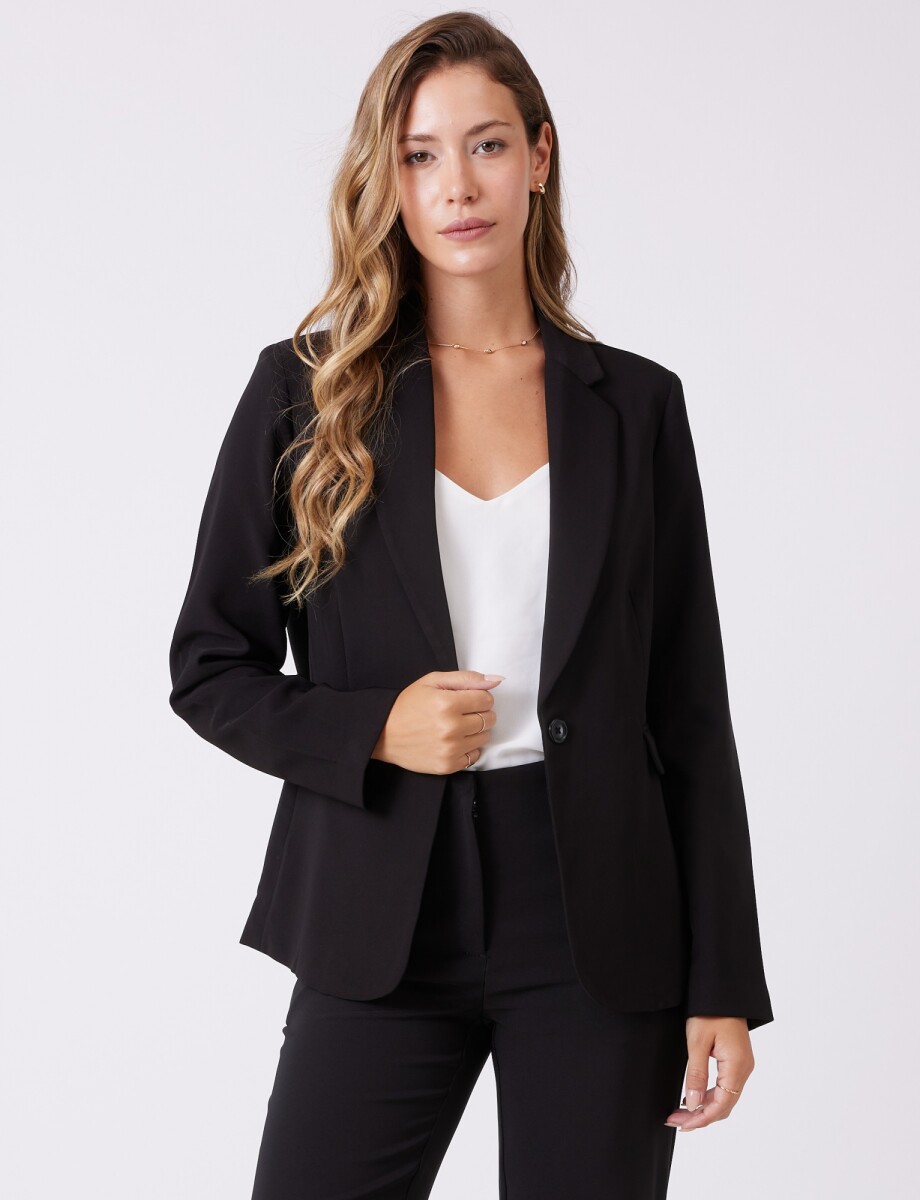 Blazer Sastrero Slim - Negro 