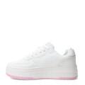 Championes de Mujer Umbro Milo High Blanco - Rosado