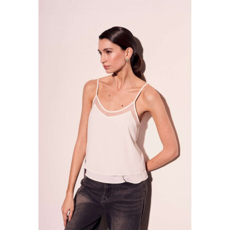 Blusa Lencera Blanco