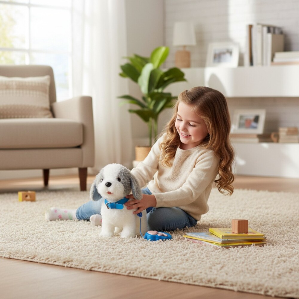 Perro cachorro interactivo mod. SAM gris