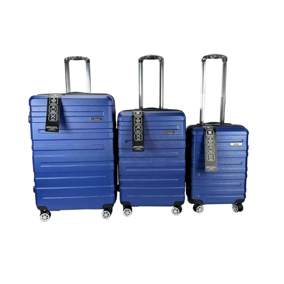 SET 3 VALIJAS MORE AZUL ABS 