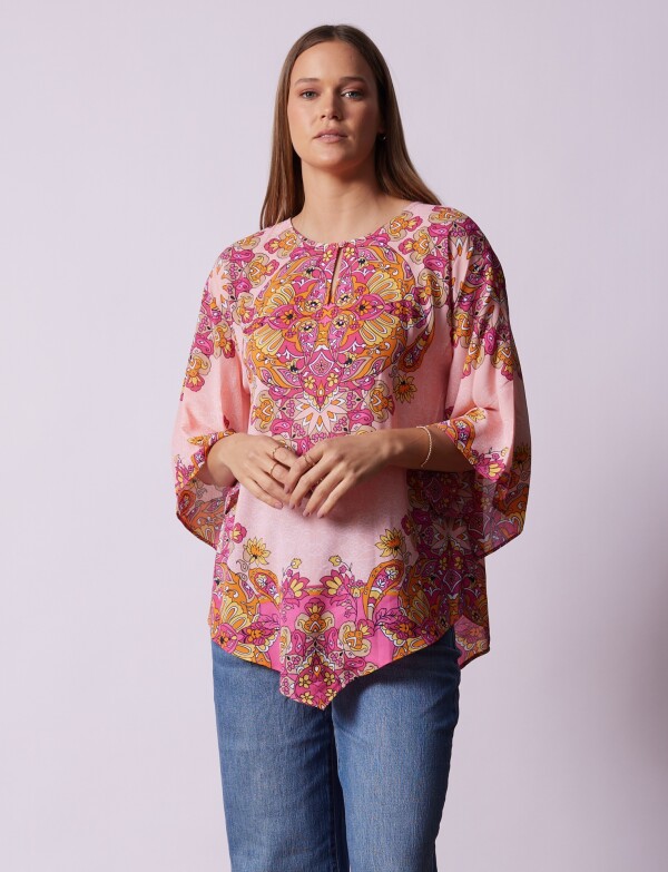 Blusa Mandala ROSA/MULTI